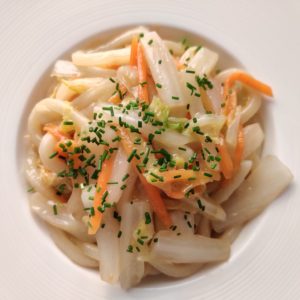 121. Udon con verdure